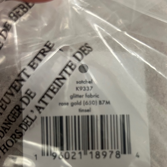 Kate Spade Glitter Tinsel Satchel in Rose Gold - Picture 8 of 8